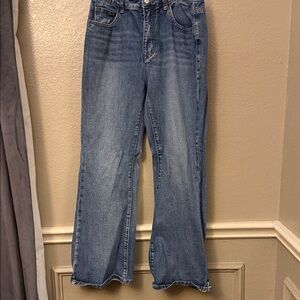 ROMWE Women's Boot Cut Blue Jeans